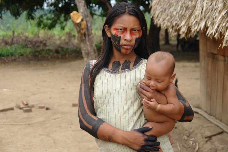 maman xicrin et son enfant